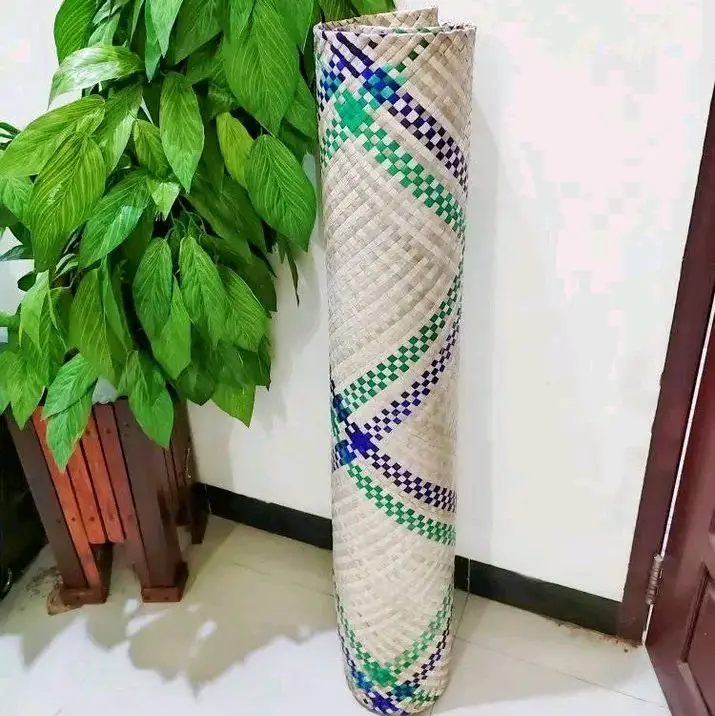 TIKAR PANDAN ANYAMAN TRADISIONAL ASLI RIAU Motif Elegan Tahan Lama 120x220cm