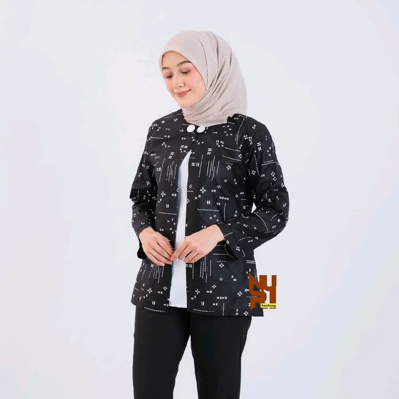 BLOUSE BATIK WANITA KERJA FORMAL ATASAN BATIK SERAGAM WANITA ATASAN BATIK WANITA BAHAN  KATUN PREMIUM  TERBARU MODEL KEKINIAN 2