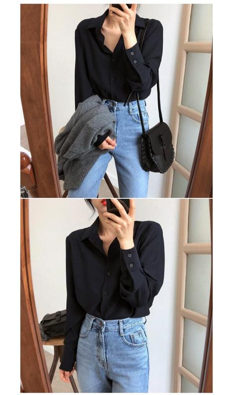 Product Introduction of Korean Style Plus Size Professional OL Shirt Women Casual All-match Loose and Thin Bottoming Shirtblouse Top 63