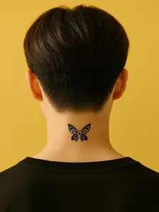 POTATOO Nevertheless SongKang Temporary Tatto Kupu Kupu Stiker Tahan Air