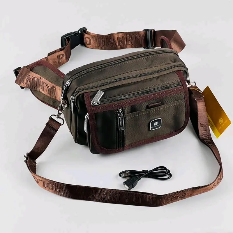 Tas slempang polo danny multifungsi Tas pinggang original tas pria 6