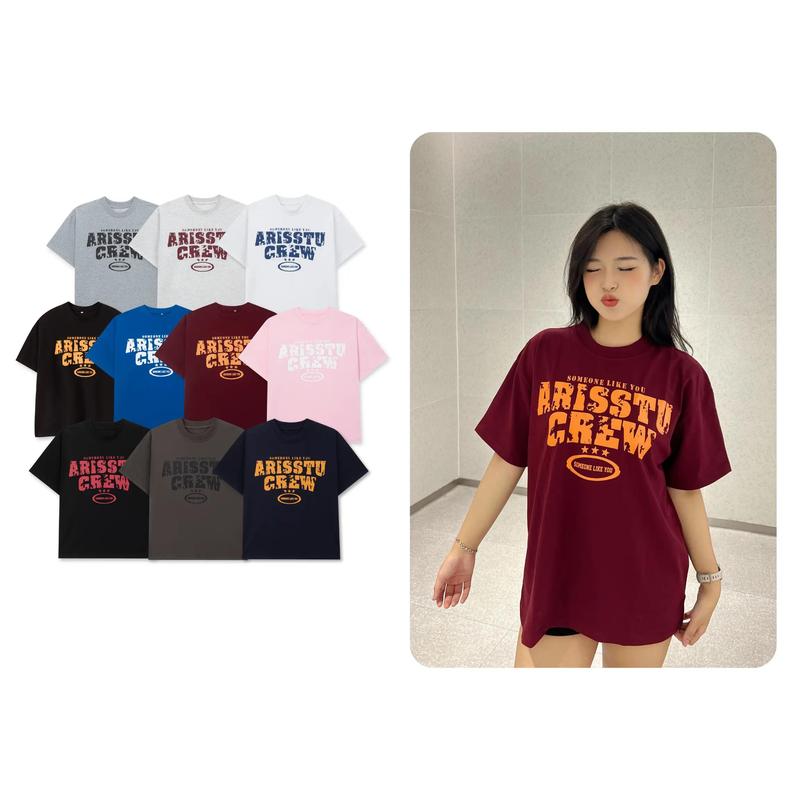 Áo Thun Unisex Cotton Nam Nữ Thiết Kế Logo Thể Thao Nhiều Màu Sắc Phong Cách…
