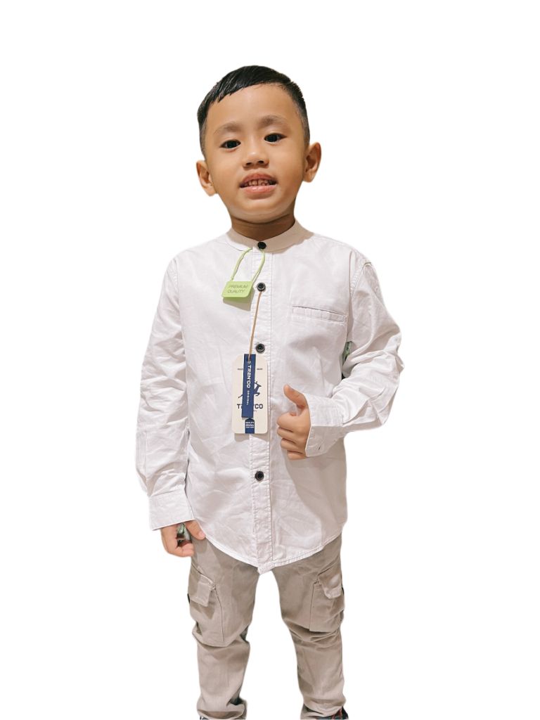 TREN'CO Junior kemeja shnghai anak-anak kemeja koko kids kemeja anak-anak laki-laki