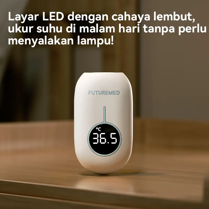 Futuremed Termometer Digital Infrared | Pengukur Suhu Tubuh Non-Contact | Termometer Dahi untuk Demam 3