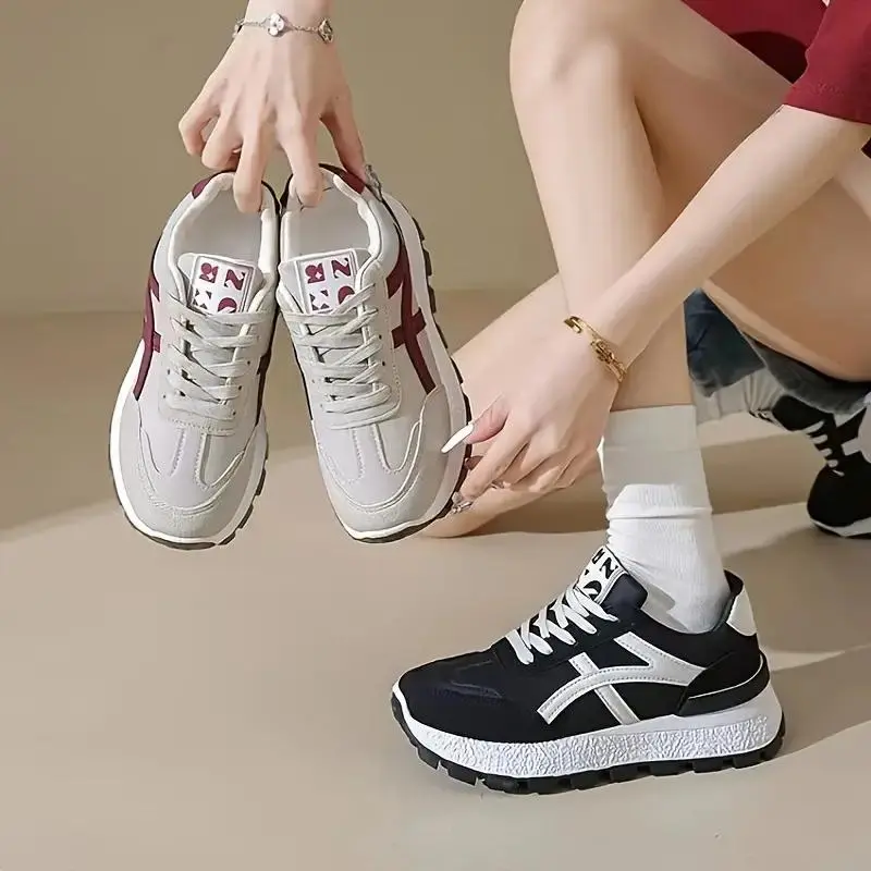 IF Kiyora Sepatu Sneakers Wanita Kasual Shoes Karet Empuk Sport Senam Casual SHG1336 7
