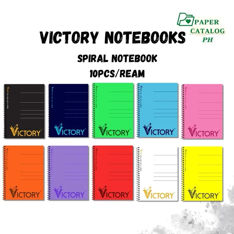 Victory Spiral Notebook, 10pcs per ream (with Yarn, Composition ...