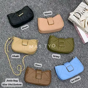 Istanatasindah Jenie Bag Tas Selempang Wanita Tali Rantai Furing Sateen
