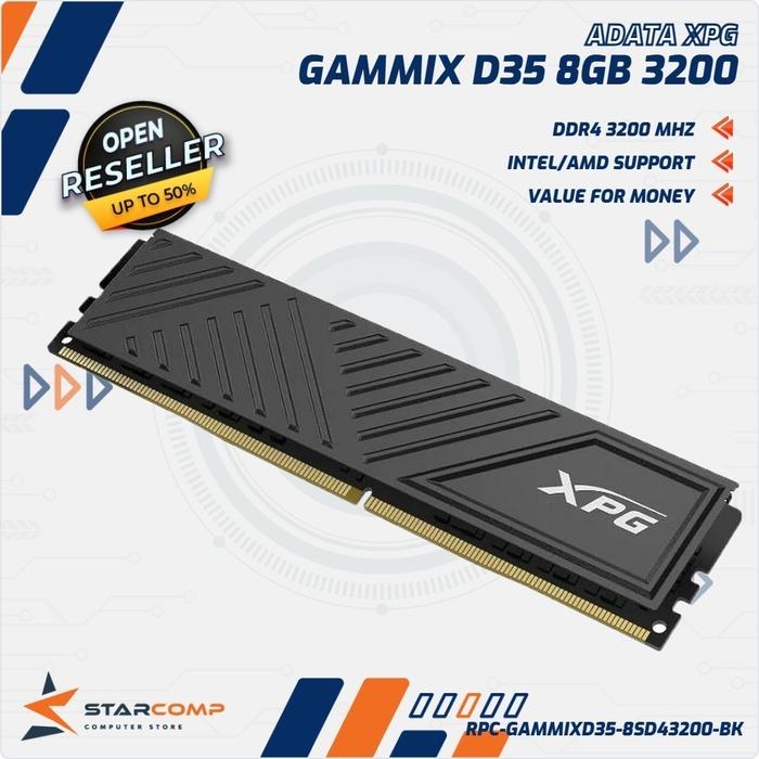 Jual ADATA XPG LONGDIMM DDR4 8GB PC3200 GAMMIX D35 RAM - Kab. Banyumas ...