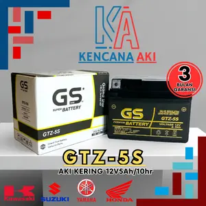 Aki Motor GTZ5S Kering Mio Soul Mio J Scoopy Spacy Beat Vario Vixion Blade Byson Jupiter MX Bergaransi Stater Motorcycle Baut