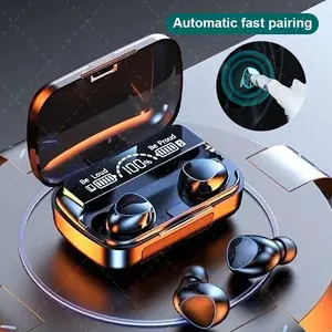 Headset M10 Bluetooth Headset Earphone Full bass gaming earbuds / Hendset Henset bloetooth blutut bloototh Murah headset