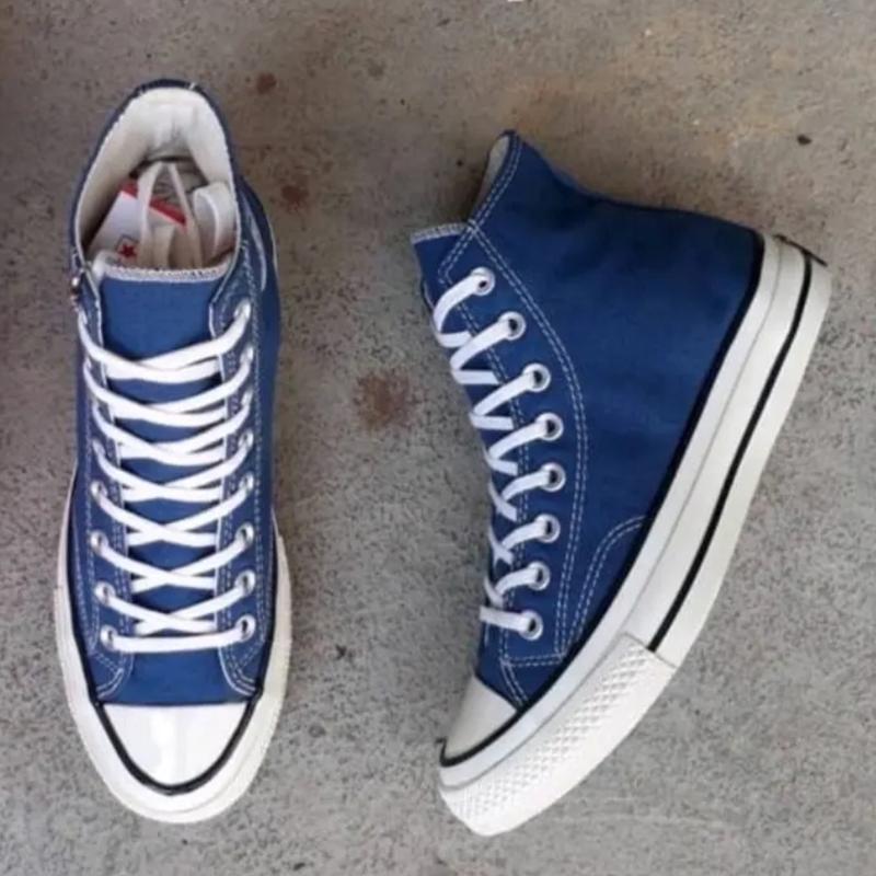 Product Introduction of Sepatu Sneakers Allstarr Coonveers Classic Tinggi Unisex Sekolah Kuliah Main Canvas Casual Shoes Pria Hitam Sport Kasual Olahraga Running 29