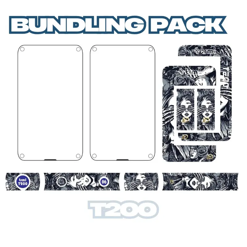 Cover Fullset T & 200 Garskin Antigores Dan Akeylic Transfaran Transparan Acrylic