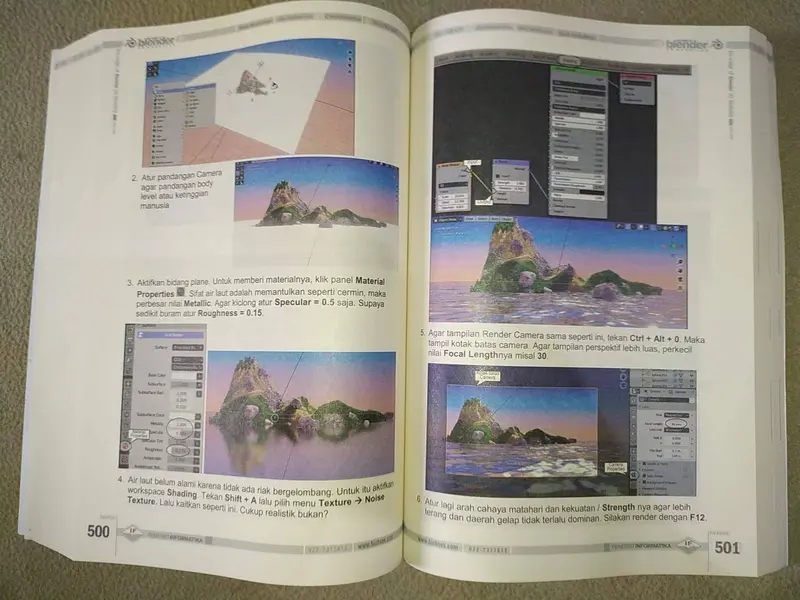 Bundle Buku Blender 3D Modeling dan Animasinya. Bonus Video Tutorial 6