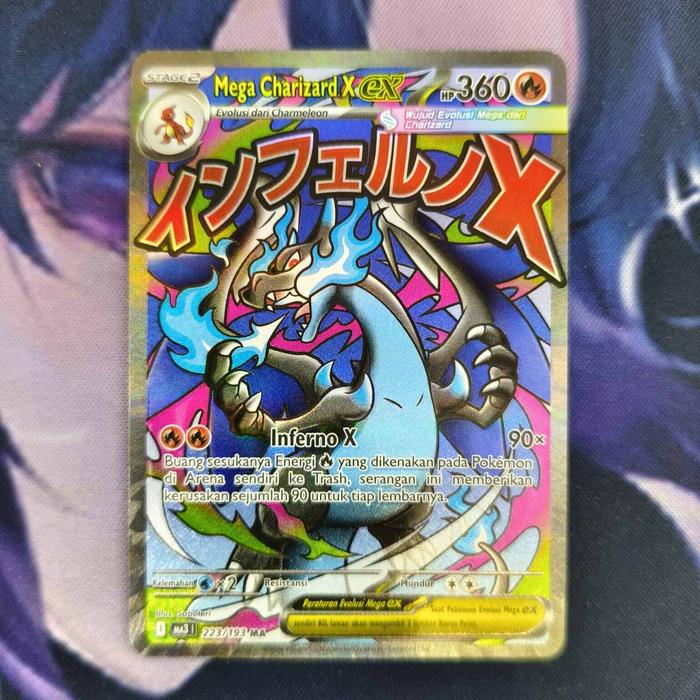 Jual pokemon (ID) mega charizard X ex - MA3 223/193 - MA - Kota
