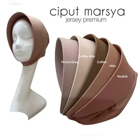 Ciput Topi Pad kerudung Marsha Anti Meleyot Ciput Topi marsya Spandek