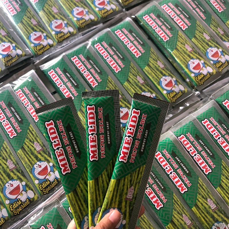 MIE LIDI KARAKTER VARIAN RASA RUMPUT LAUT ISI 12 PCS - Shop | Tokopedia