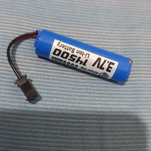 Baterai Mainan Anak RC 1X 14500 3000mAh 3,7V SOKET HITAM 2 PIN