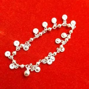Gelang Tangan Perak Murni Asli Buatan Tangan Handmade Anti Karat dan Anti Luntur
