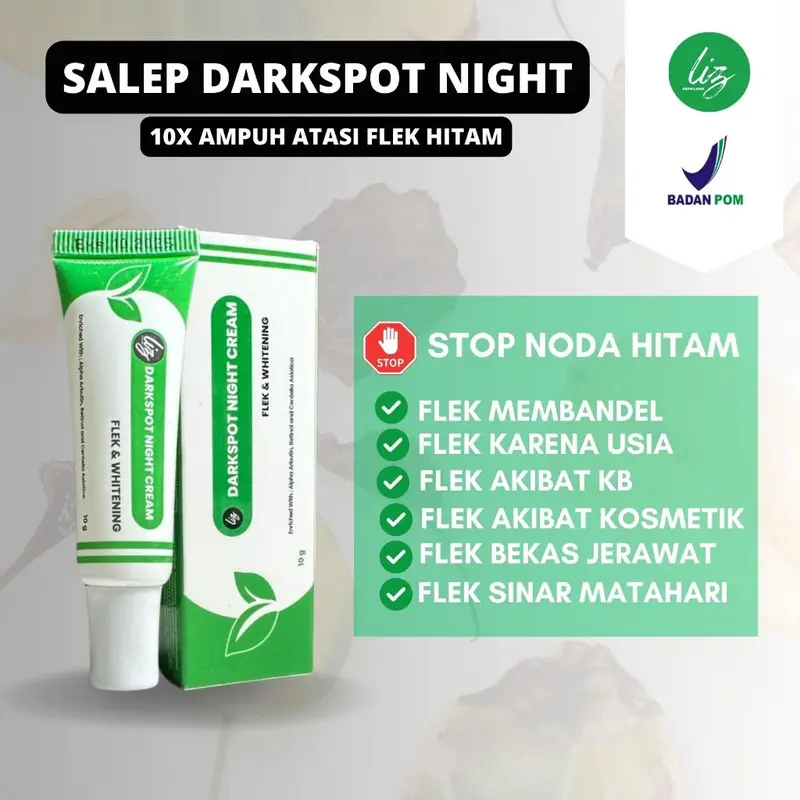 Liz Skincare Paket 2in1 Salep Darkspot dan Serum Flek Spg 4