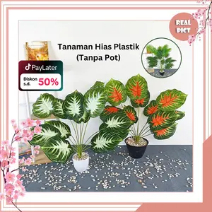 UNICO / COD / Tanaman Bunga Plastik Dekorasi Rumah Tanaman Hias Artificial Daun Tangkai Dandelion Dekorasi Ruang Tamu PBP40