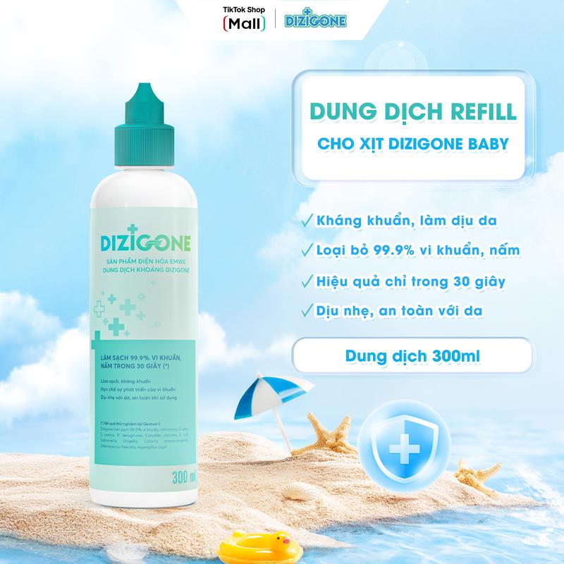 Dung dịch kháng khuẩn DIZIGONE: Dung dịch cho chai xịt kháng khuẩn DIZIGONE Baby