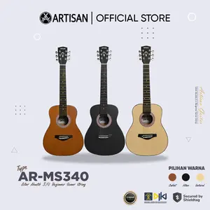 ARTISAN Gitar Akustik 3/4 Beginner AR - MS340 Senar String Guitar