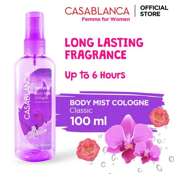 Casablanca HOMME Body Mist Cologne 100ml Perfume Tubuh Wangi ALL VARIAN 4