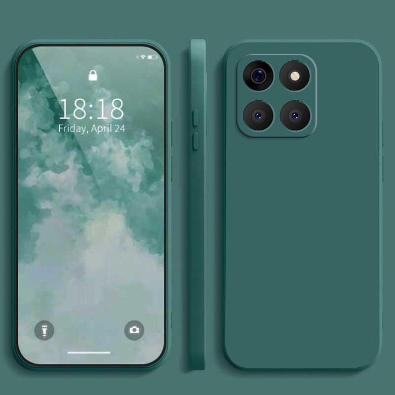 Honor X8b X7b X8a 5G X7a X6a เคสโทรศัพท์ซิลิโคนเหลว กันชนกล้องเต็ม เคสกันกระแทก เคส TPU อ่อน