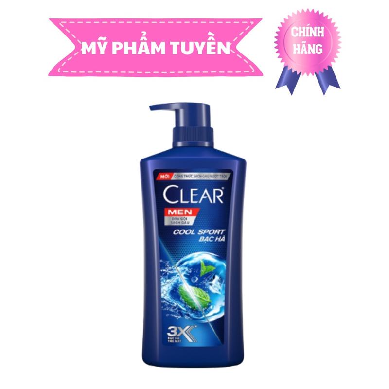 Dầu gội Clear Men bạc hà (630g - 900g)