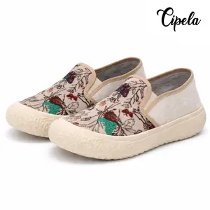 Cipelashop TM Sepatu Wanita Slip On Flat Comfort and Ballerina Korea Style Bahan Premium Best Quality Import Karet Merah