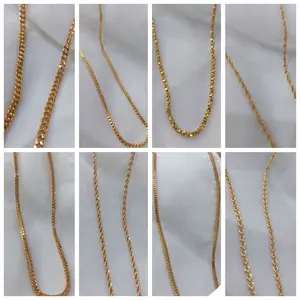 Kalung Anti Karat Model Panjang 45cm 60cm 75cm Aksesoris Berkualitas Premium Tahan Lama Nyaman Dipakai Sehari-hari Cocok untuk Remaja dan Dewasa Pria maupun Wanita