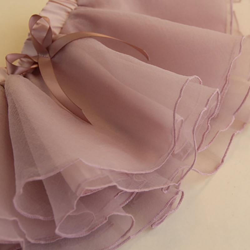 Product Introduction of Summer Casual Fashion Girls Bow-Knot Solid Color Mesh Tutu Dance Skirt Children\'s Clothing 51