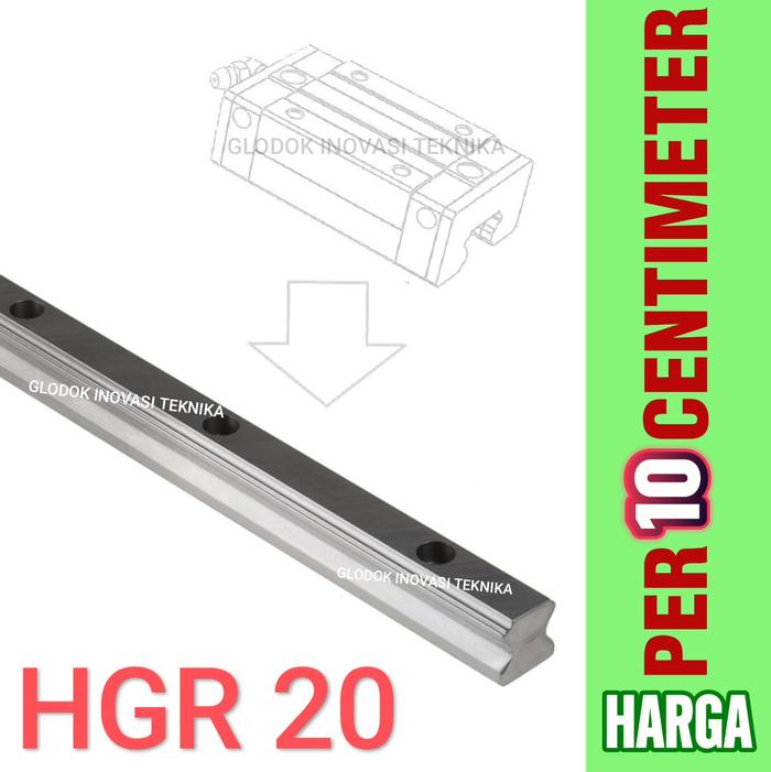 Jual Rail Rel Shaft linear guide HGR20 HGH20 HGR HGH GHR 20 20mm CNC ...