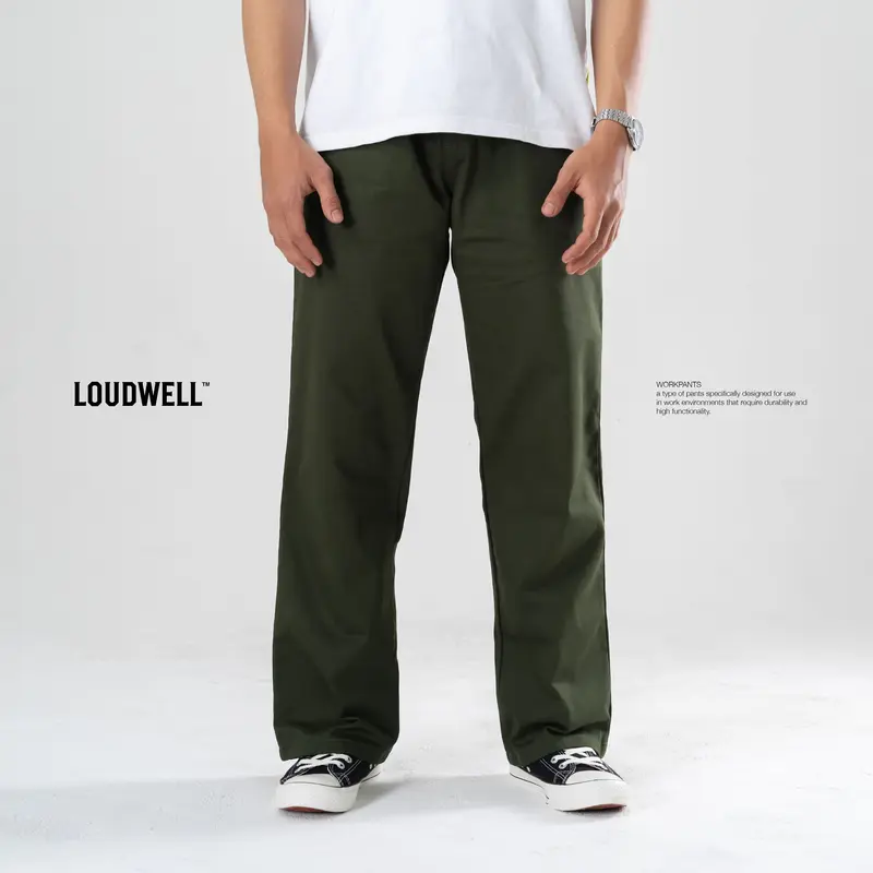 Loudwell Timbers Army Workpants Celana Chinos  Panjang Reguler Loose Cut pants 2