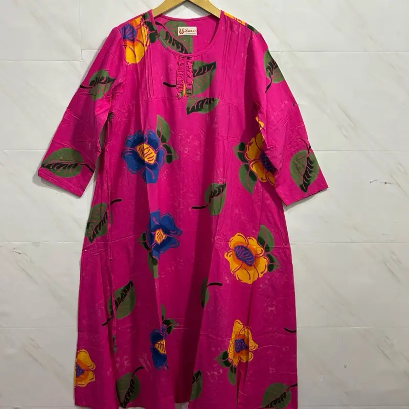 DRES KLOK MUSLIM BATIK SUNAN ORI - Dewasa Lengan panjang
