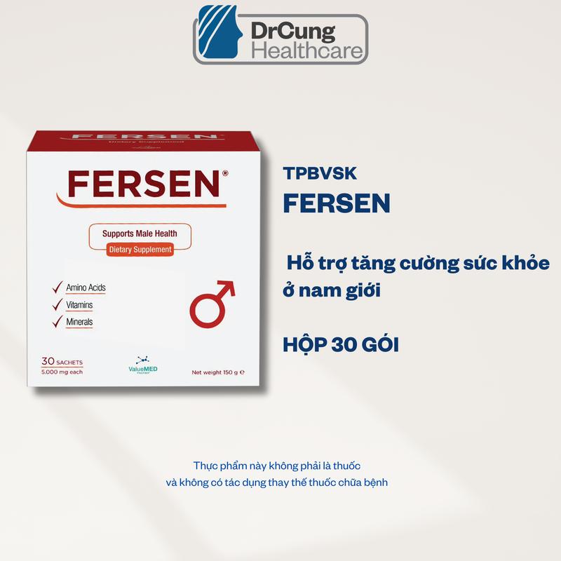  TPBVSK FERSEN Bổ sung vitamin cho Nam Hộp 30 gói hàng nhập khẩu chính hãng 