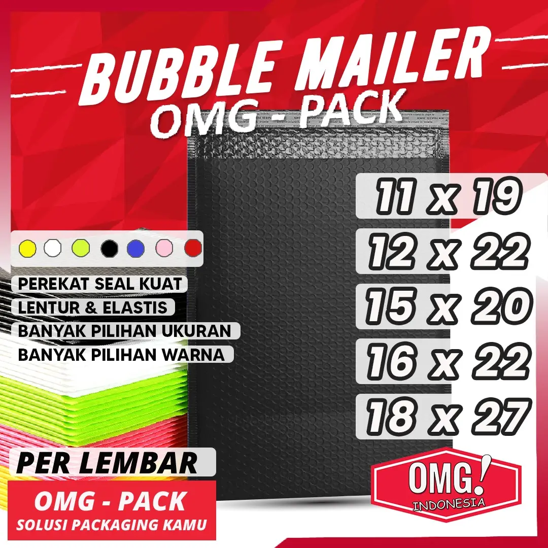 PLASTIK BUBBLE MAILER PREMIUM POLYMAILER TEBAL KANTONG POLY BUBBLE WARP PACKING ONLINE SHOP