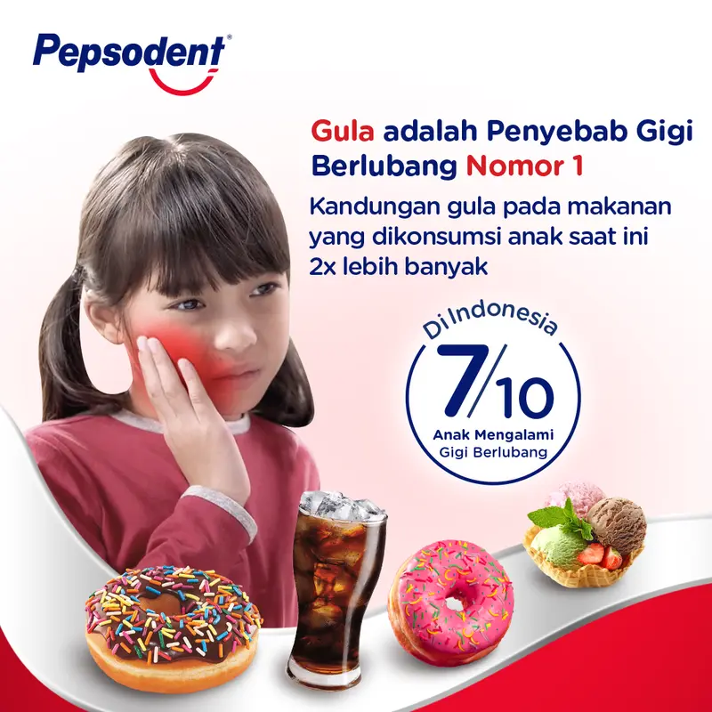 [SALE !] Pepsodent Pencegah Gigi Berlubang Pasta Gigi 225G Value Pack - Twinpack Mulut Mencerahkan 4