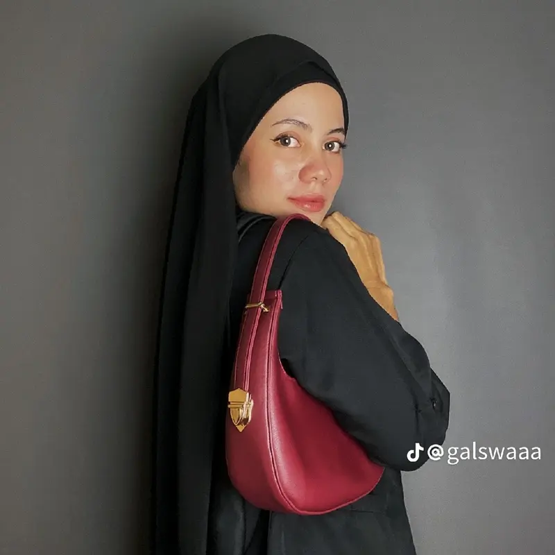 ALINSKA SHOULDERBAG Kulit PU Tas Bahu Wanita Selempang Slingbag Cewek 0