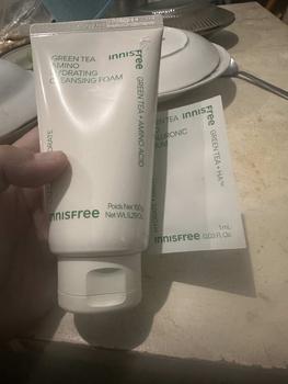 Product Review of Innisfree Green Tea Amino Hydrating  Cleansing Foam 150g / Sabun Pembersih Wajah untuk Kulit Kering from L**n 0