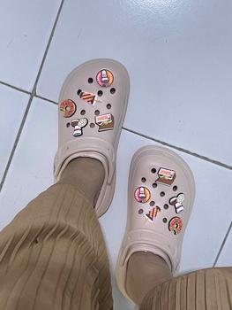 Product Review of Derta Sandal Wantia Fuji Sendal Wedges Baim Selop Import Nyaman Kodok Jibbitz Size36-41 Fashion Cewek Sepatu Wanita Karet from W**R 1