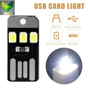 Chip LED Lampu COB Mini USB Cool White 6000K 2835 SMD 0.2W - CZ28 - Black