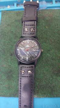 Product Review of Jam Tangan Pria dari Kulit Sapi Asli Anti Air Watches Hitam Coklat from F**n S**h 1