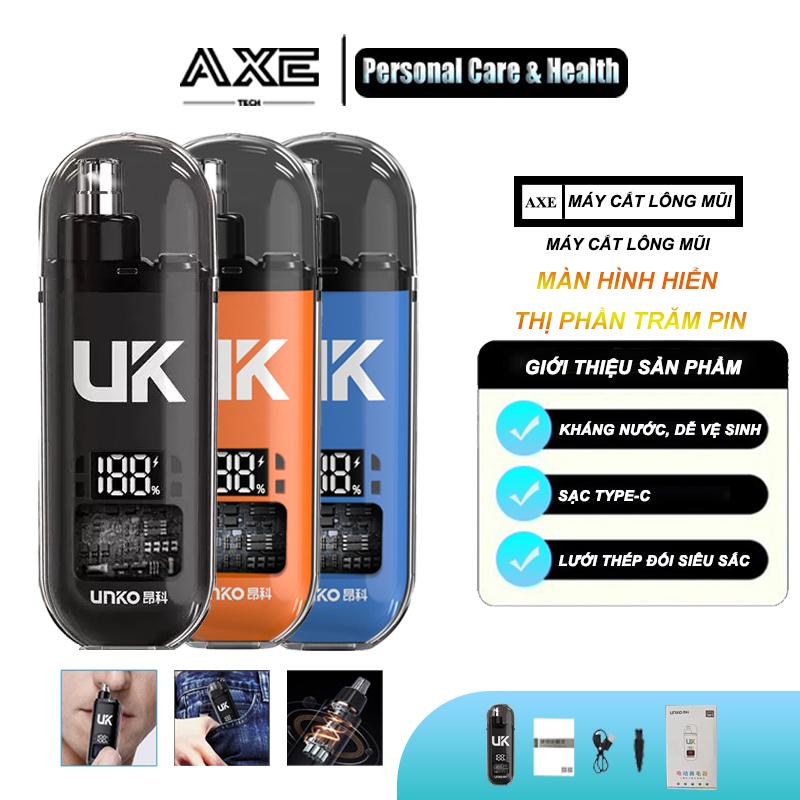 【COD Máy cắt lông mũi sạc điện di động thiết kế mini tiện lợi mang theo,có màn hình LCD,sạc nhanh Type-C,mẫu MK-01,dễ dàng vệ sinh dưới nước quay tốc độ cao phù hợp để tỉa lông mũi hàng ngày dành cho cả nam và nữ