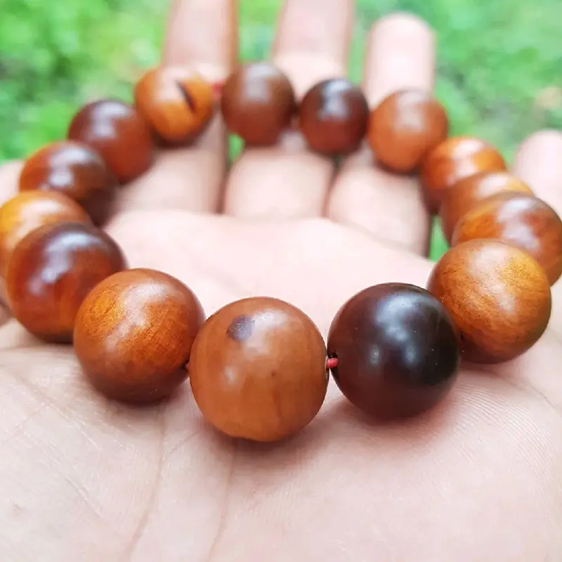 Gelang Kayu Raja 16mm Tidak Tembus Sinar. 2