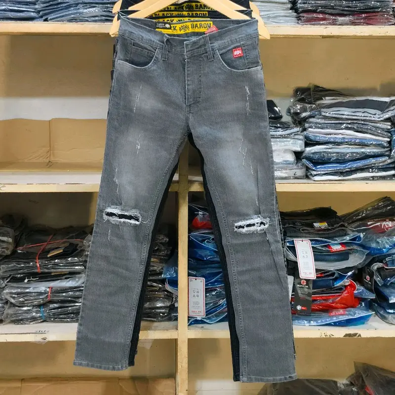 Blackbaron celana jeans sobek pria celana panjang pria model slimfit skinny bahan stret melar 7