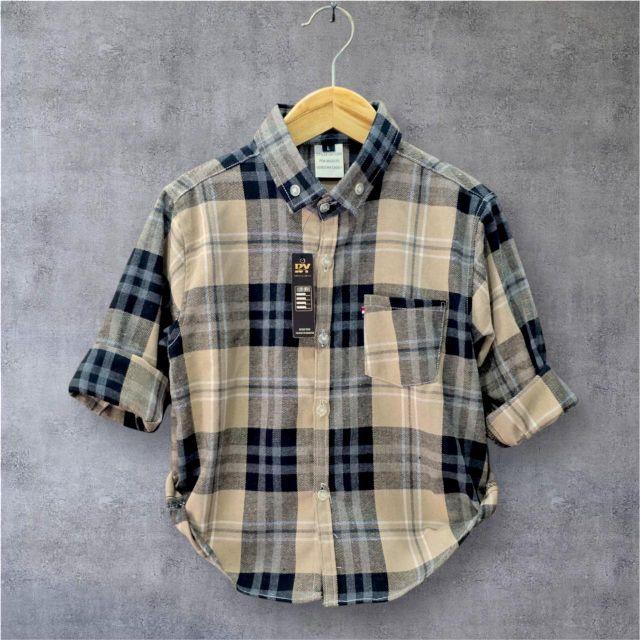 ROOE YARA KIDS & JUNIOR Kemeja Flanel Anak Usia 1-12 Tahun Lengan Panjang Size M L XL 2XL dan 3XL Best Seller Fashion anak motif  Kotak-Kotak