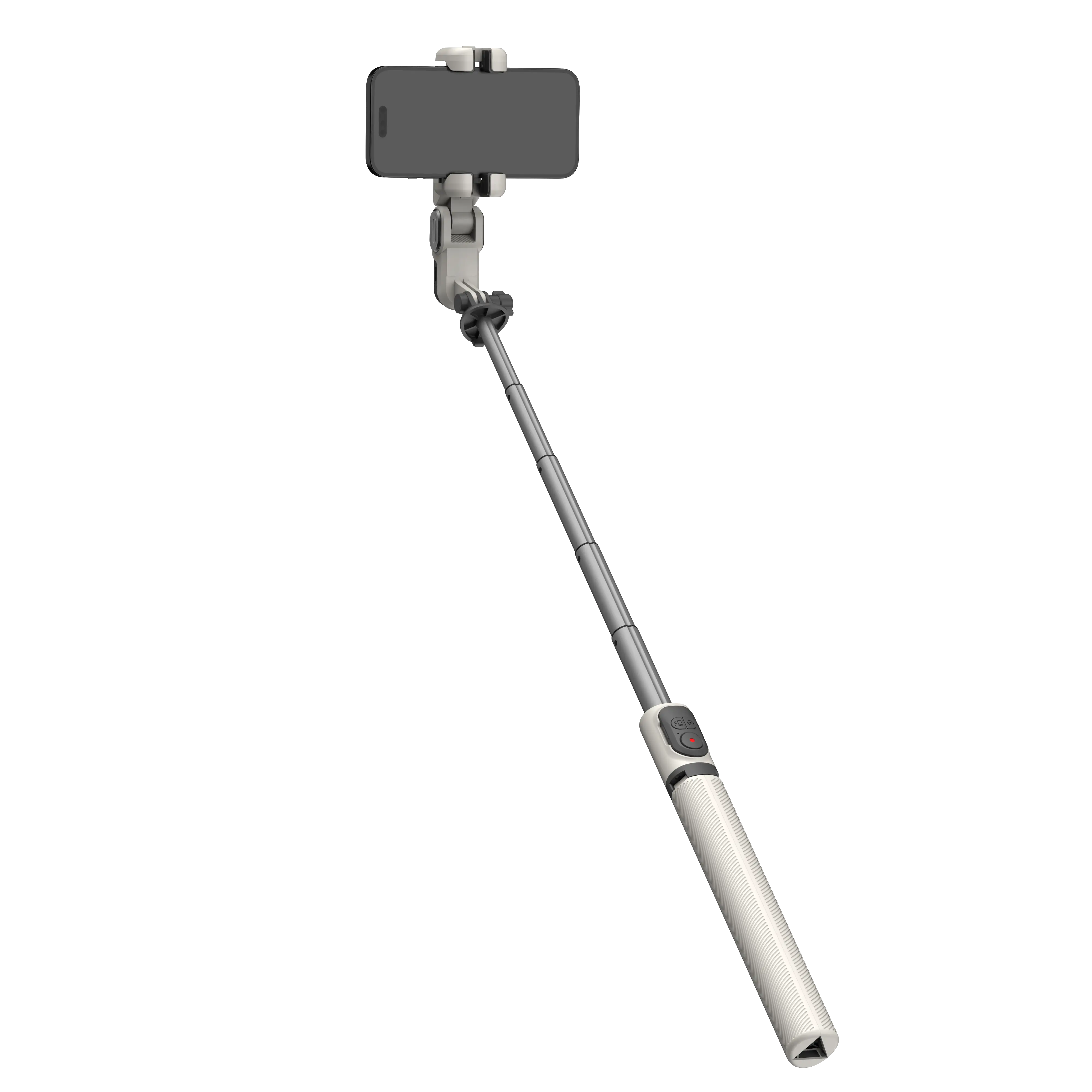 AOCHUAN Gimbal Stabilizer for Smartphone, Phone Gimbal w/360° Face Tracking for iPhone/Andriod, Phone Tripod w/Wireless Remote Sefie Stick Built in 42" Extension Rod for Video Recording-M2 Pro White