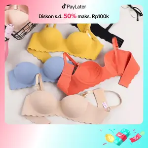 Celyne Bra Half Cup Bh Seamless Sport Push Up Wajib Upsize Bra Wanita Tanpa Kawat 9004 bra 32