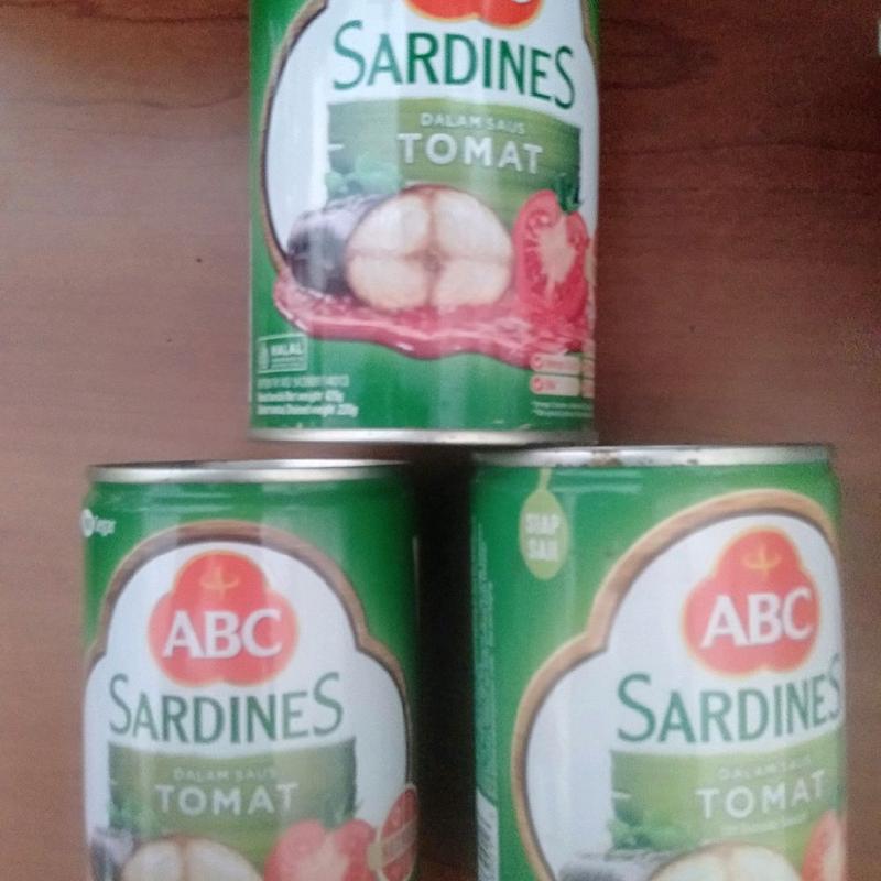 ABC Sardines rasa tomat 425g - Shop | Tokopedia